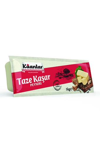 Kaanlar Tam Yağlı Taze Kaşar Peyniri 1 Kg resmi