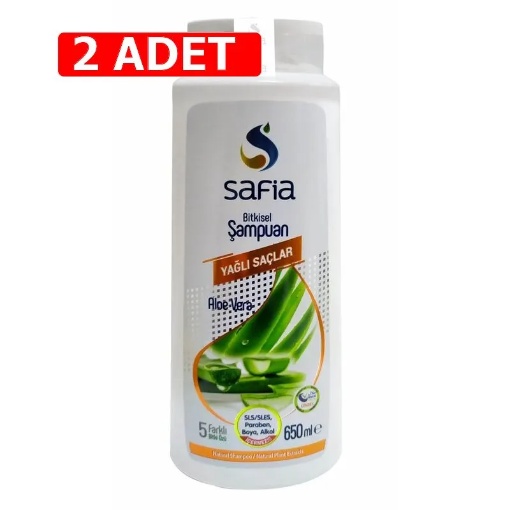 [Kampanya] Safia Yağlı Saçlar İçin Şampuan 650 Ml (2 Adet) resmi