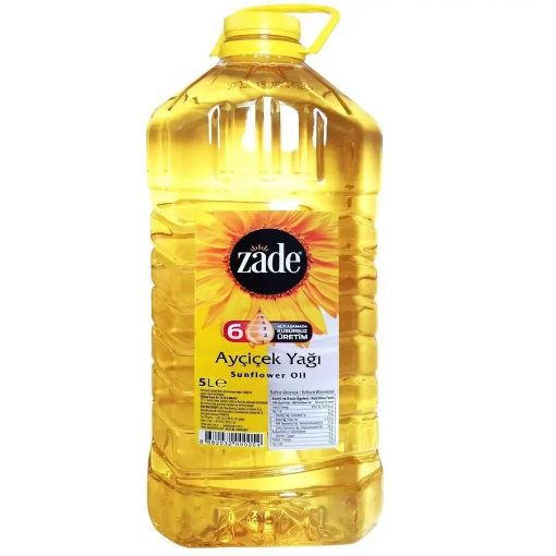Zade Ayçiçek Yağı 5 Litre resmi