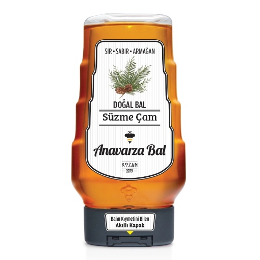 Anavarza Akıllı Kapak Süzme Çam Balı 325 Gr resmi