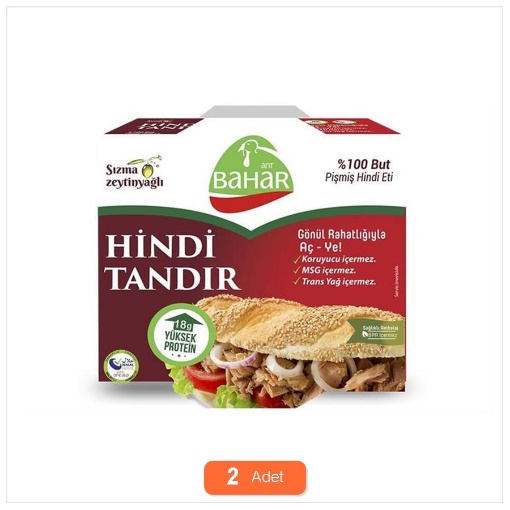 [Kampanya] Bahar Pişmiş Hindi Tandır 120 Gr (2 Adet) resmi