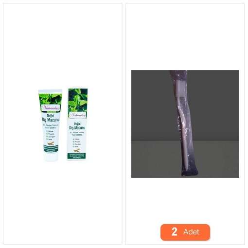 [Kampanya] Naturalive Doğal Diş Macunu 140 Gr + Spumy Tekli Diş Fırçası (Orta Sert) Kapaklı (2 Adet) resmi