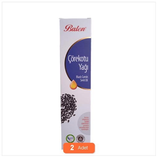 [Kampanya] Balen Soğuk Sıkım Çörek Otu Yağı 250 Ml (2 Adet) resmi