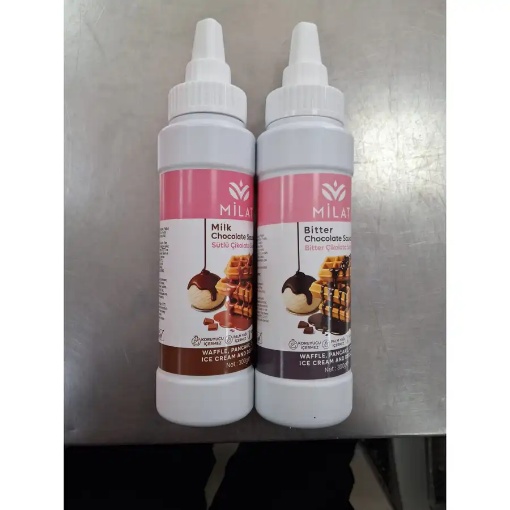 [Kampanya] Milat Çikolata Sosu Sütlü 300 Gr + Bitter 300 Gr resmi