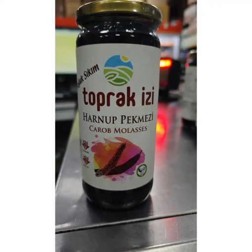 Toprak İzi Soğuk Sıkım Harnup Pekmezi 620 Gr resmi