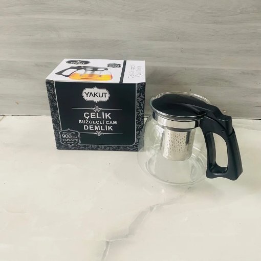 Yakut Cam Demlik 900 Ml resmi