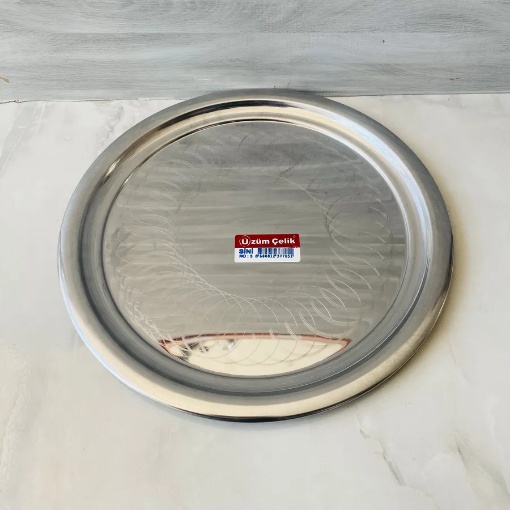 Üzüm Çelik Sini 5 No 35 Cm resmi