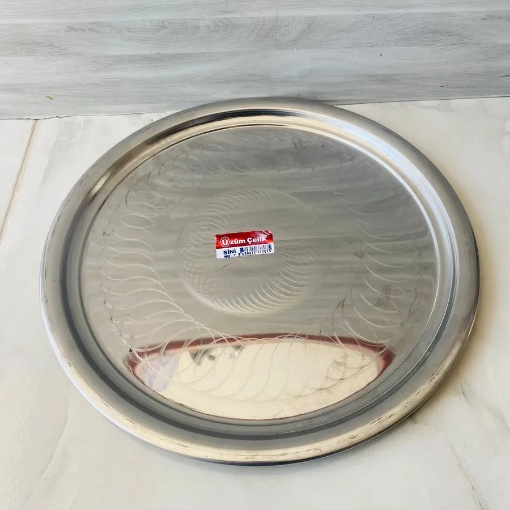 Üzüm Çelik Sini 7 No 43 Cm resmi