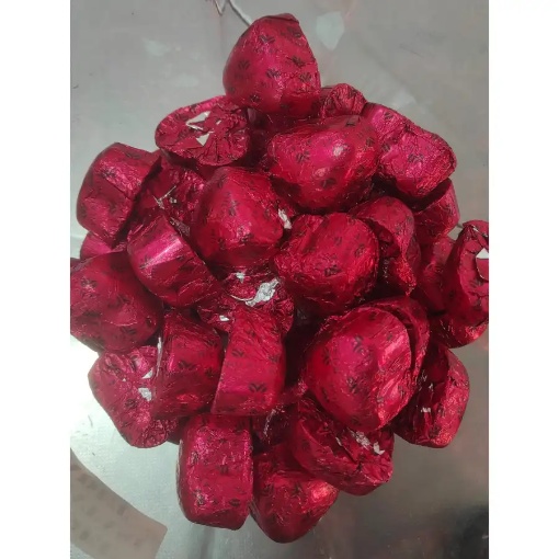 Milat Ahududu Dolgulu Kalp Çikolata 500 Gr resmi