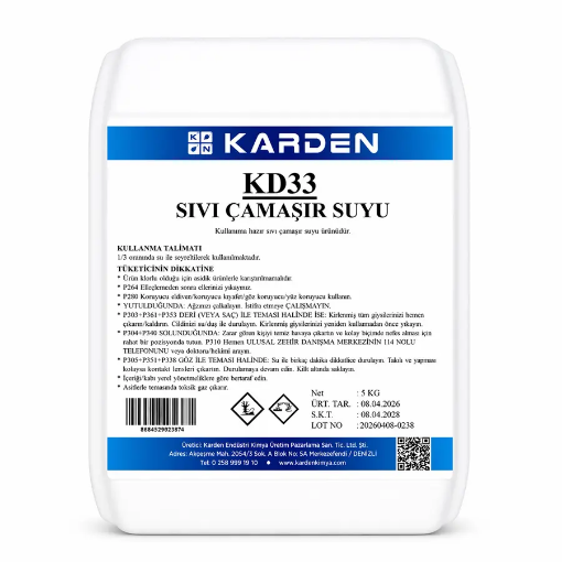 Karden Sıvı Çamaşır Suyu 5 Lt resmi