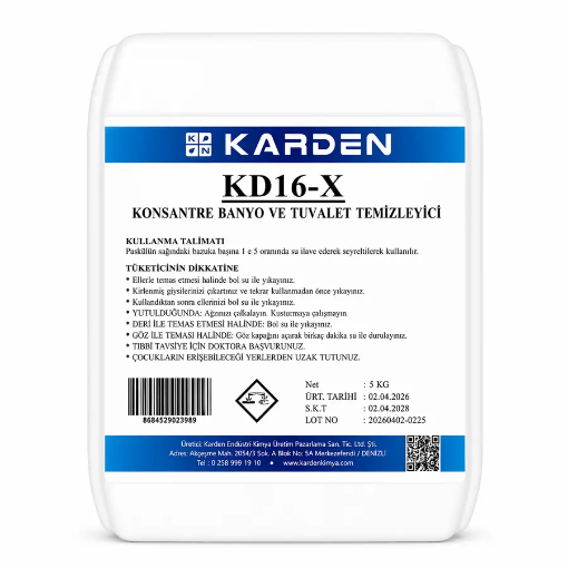 Karden Konsantre Banyo Ve Tuvalet Temizleyici 5 Lt resmi