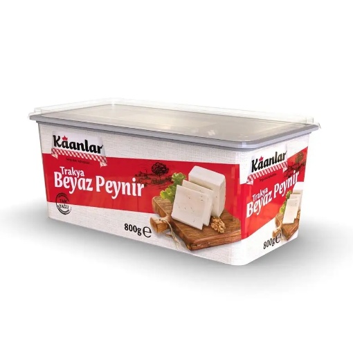 Kaanlar Tam Yağlı Beyaz Peynir 800 Gr resmi