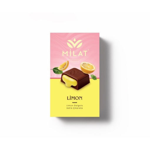 Milat Limon Dolgulu Sütlü Çikolata 60 Gr resmi