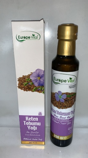 Europe Vital Keten Tohumu Yağı 250 Ml resmi