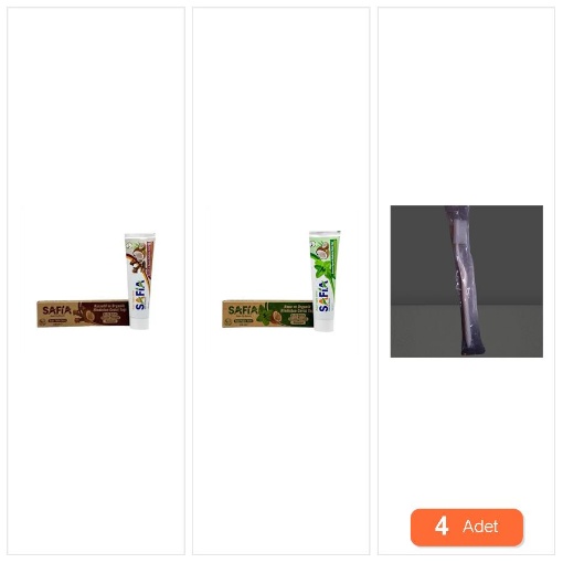 [Kampanya] Safia Organik Karanfil + Nanel Diş Macunu 100 Ml + Spumy Tekli Diş Fırçası (Orta Sert) (4 Adet) resmi