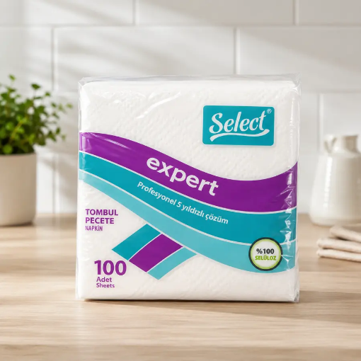 Select Expert Peçete 30 cm x 30 cm (100'lü Paket) resmi