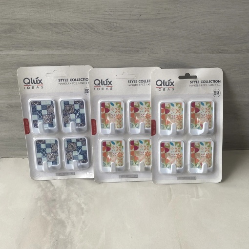 Qlux Yapışkanlı Askı (4'lü Paket) resmi