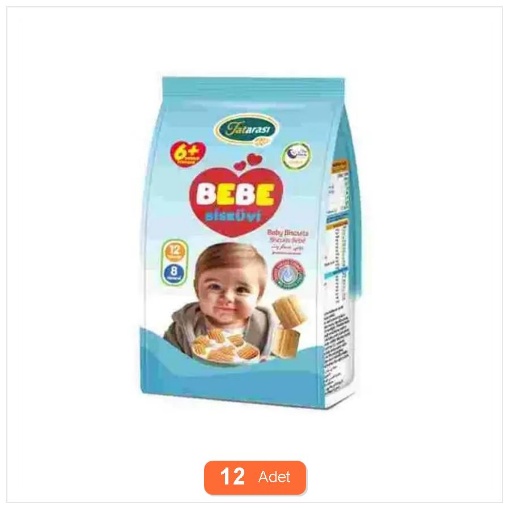 [Kampanya] Tatarası Bebe Bisküvisi 150 Gr (12 Adet) resmi