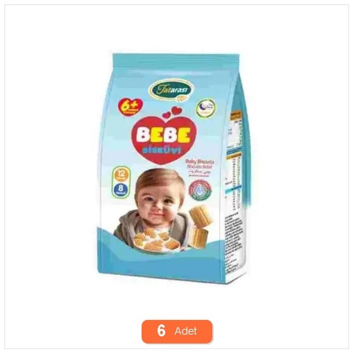 [Kampanya] Tatarası Bebe Bisküvisi 150 Gr (6 Adet) resmi