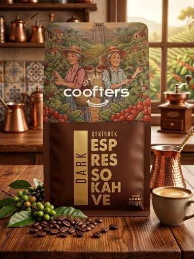 Coofters Dark Espresso Kahve 250 Gr resmi