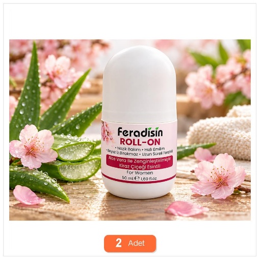 [Kampanya] Feradisin Deodorant Roll-On Bayan 50 Ml (2 Adet) resmi